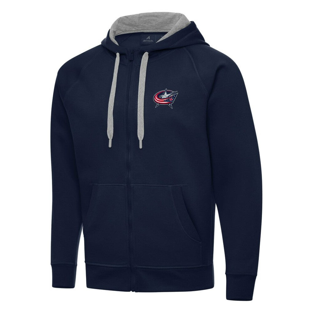 Columbus Blue Jackets Antigua Big & Tall Victory Full-Zip Hoodie -  NHL Hoodies