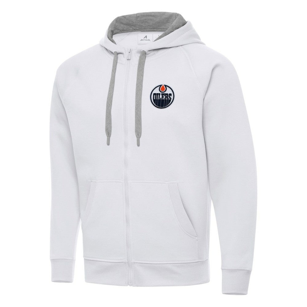 Edmonton Oilers Antigua Big & Tall Victory Full-Zip Hoodie -  NHL Hoodies