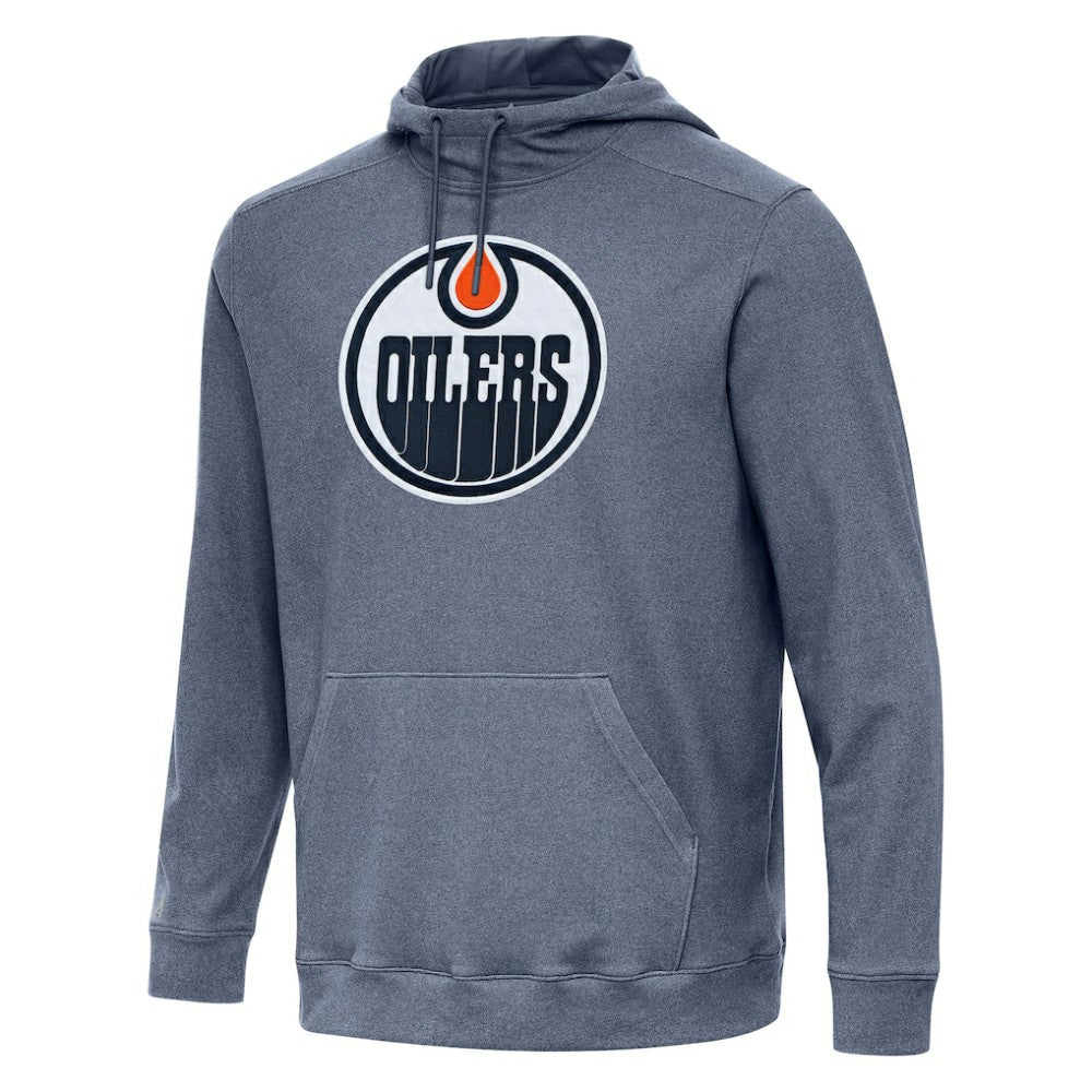 Edmonton Oilers Antigua Cloud Pullover Hoodie -  NHL Hoodies