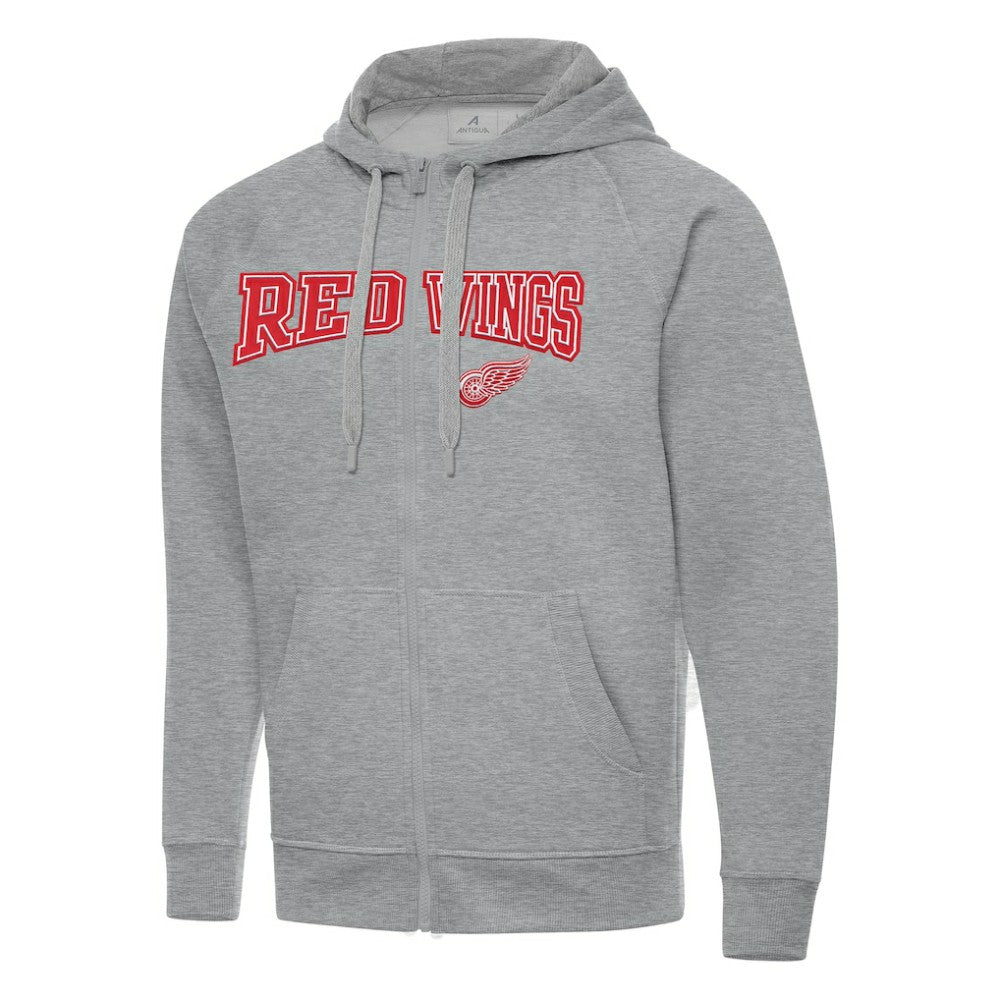Detroit Red Wings Antigua Big & Tall Victory Full-Zip Hoodie -  NHL Hoodies