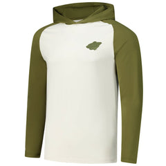 Minnesota Wild Antigua Intrepid Sand Raglan Long Sleeve Hoodie T-Shirt -  NHL T-shirts