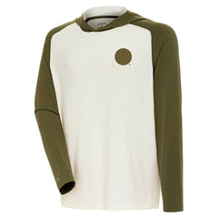 Boston Bruins Antigua Intrepid Sand Raglan Long Sleeve Hoodie T-Shirt -  NHL T-shirts