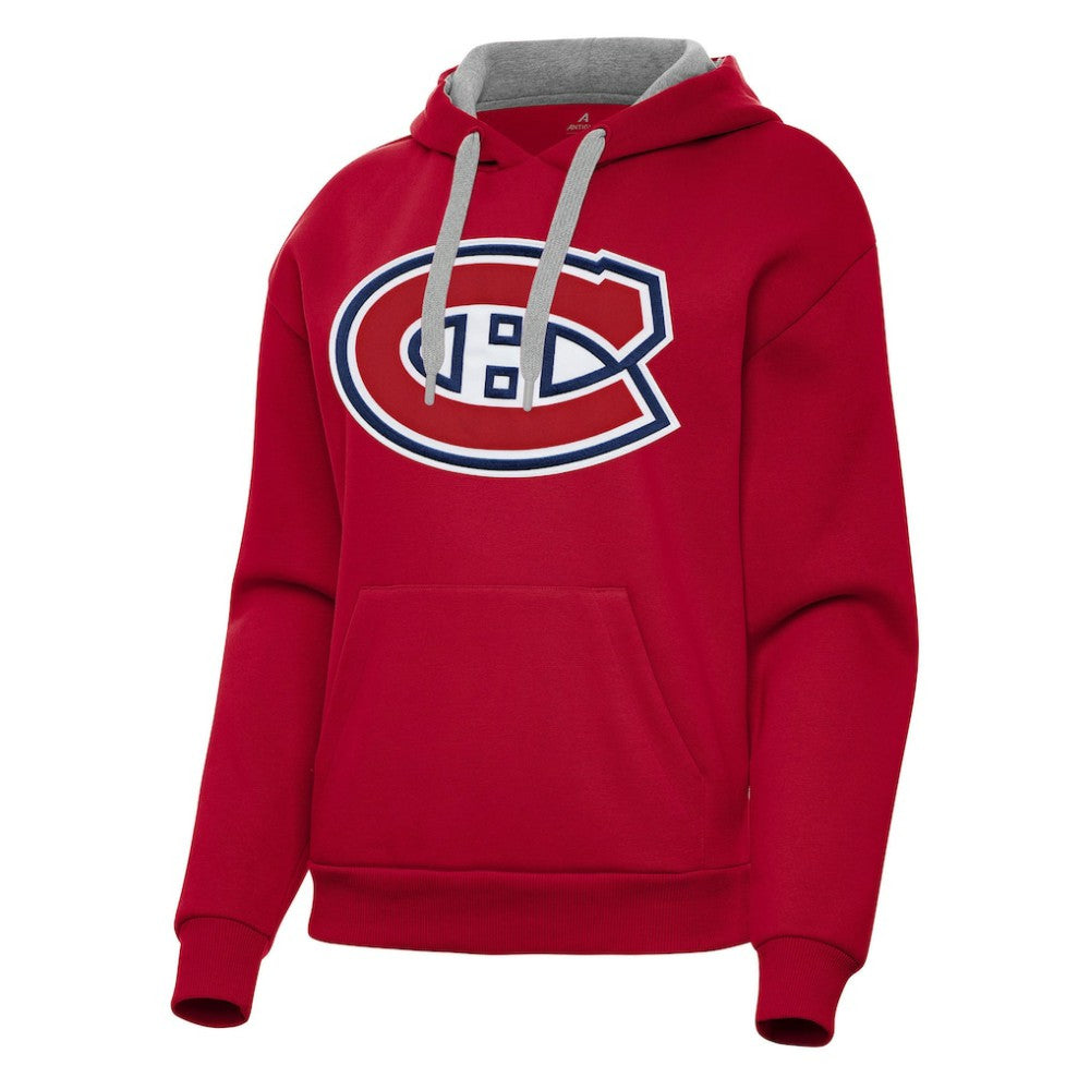 Montreal Canadiens Antigua Women's Victory Pullover Hoodie -  NHL Hoodies