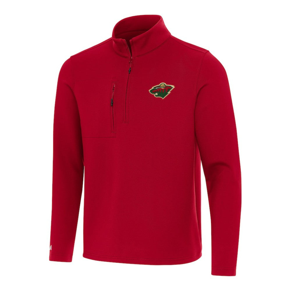 Minnesota Wild Antigua Insider Quarter-Zip Top -  NHL