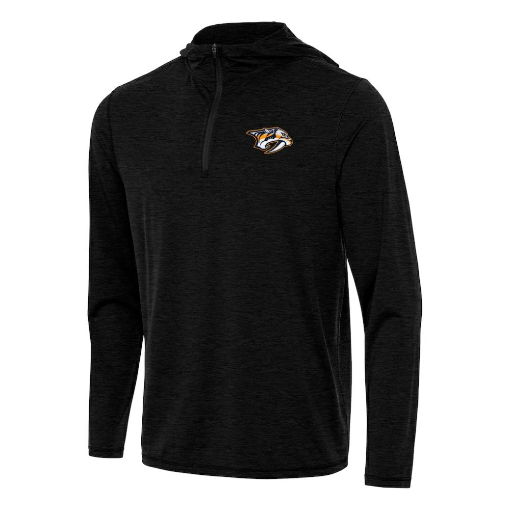 Nashville Predators Antigua Tidy Quarter-Zip Hoodie -  NHL Hoodies