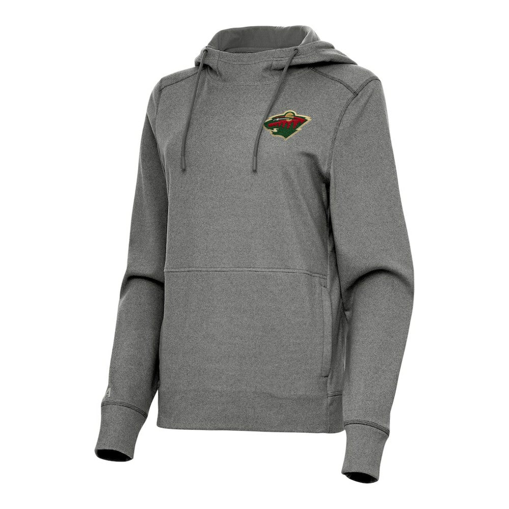 Minnesota Wild Antigua Women's Justice Pullover Hoodie -  NHL Hoodies