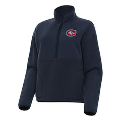 Montreal Canadiens Antigua Women's Figure Half-Zip Pullover Sweatshirt -  NHL Sweatshirts