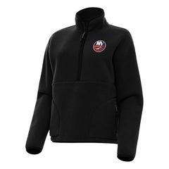 New York Islanders Antigua Women's Figure Half-Zip Pullover Sweatshirt -  NHL Sweatshirts