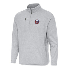 New York Islanders Antigua Certain Quarter-Zip Tri-Blend Sweatshirt -  NHL Sweatshirts