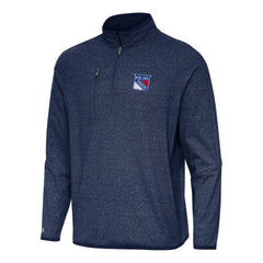 New York Rangers Antigua Certain Quarter-Zip Tri-Blend Sweatshirt -  NHL Sweatshirts
