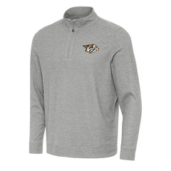 Nashville Predators Antigua Subtle Quarter-Zip Sweatshirt -  NHL Sweatshirts