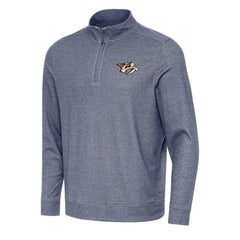 Nashville Predators Antigua Subtle Quarter-Zip Sweatshirt -  NHL Sweatshirts