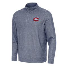 Montreal Canadiens Antigua Subtle Quarter-Zip Sweatshirt -  NHL Sweatshirts