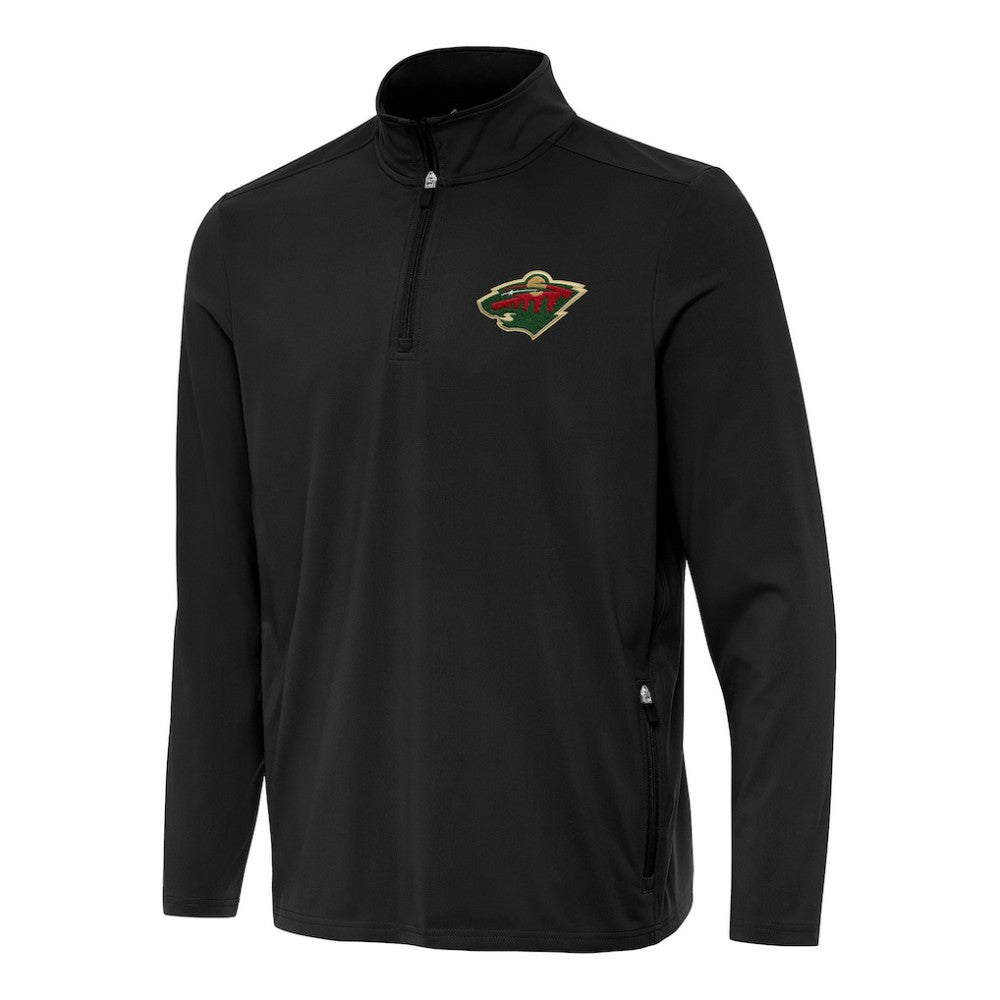 Minnesota Wild Antigua Perilous Quarter-Zip Sweatshirt -  NHL Sweatshirts