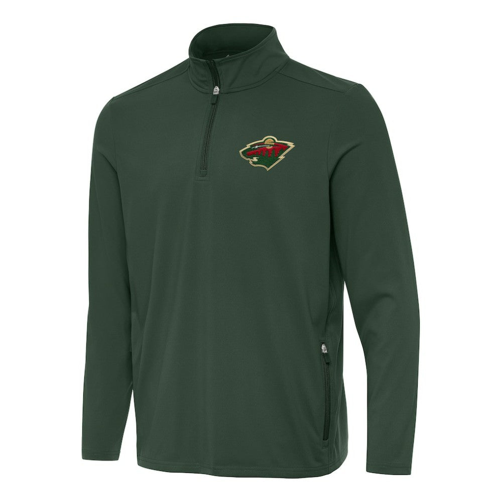 Minnesota Wild Antigua Perilous Quarter-Zip Sweatshirt -  NHL Sweatshirts