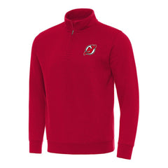 New Jersey Devils Antigua Victory Quarter-Zip Mock Sweatshirt -  NHL Sweatshirts