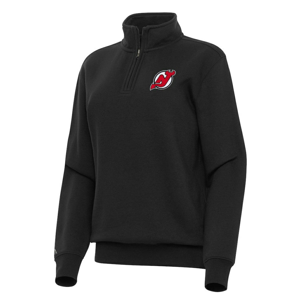 New Jersey Devils Antigua Women's Victory Quarter-Zip Sweatshirt -  NHL Sweatshirts