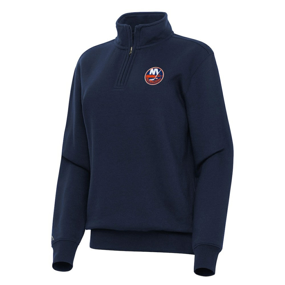 New York Islanders Antigua Women's Victory Quarter-Zip Sweatshirt -  NHL Sweatshirts