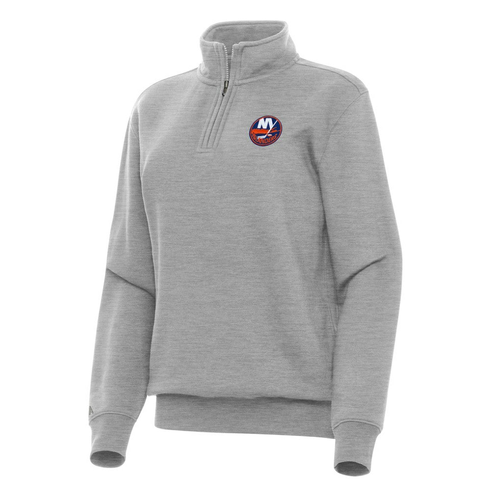 New York Islanders Antigua Women's Victory Quarter-Zip Sweatshirt -  NHL Sweatshirts