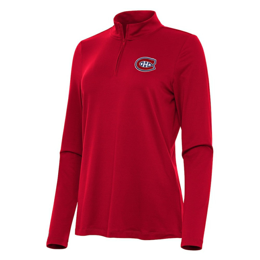 Montreal Canadiens Antigua Women's Reprocess Quarter-Zip Top -  NHL