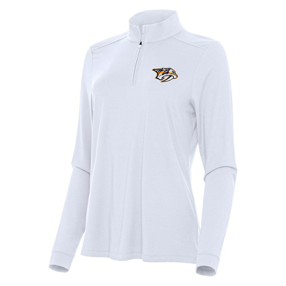 Nashville Predators Antigua Women's Intent Quarter-Zip Top -  NHL