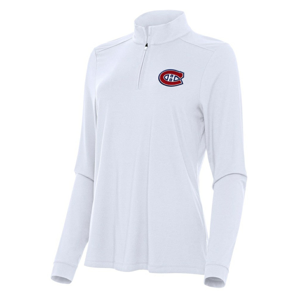 Montreal Canadiens Antigua Women's Intent Quarter-Zip Top -  NHL