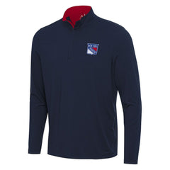 New York Rangers Antigua Content Quarter-Zip Pullover Top -  NHL Pullover