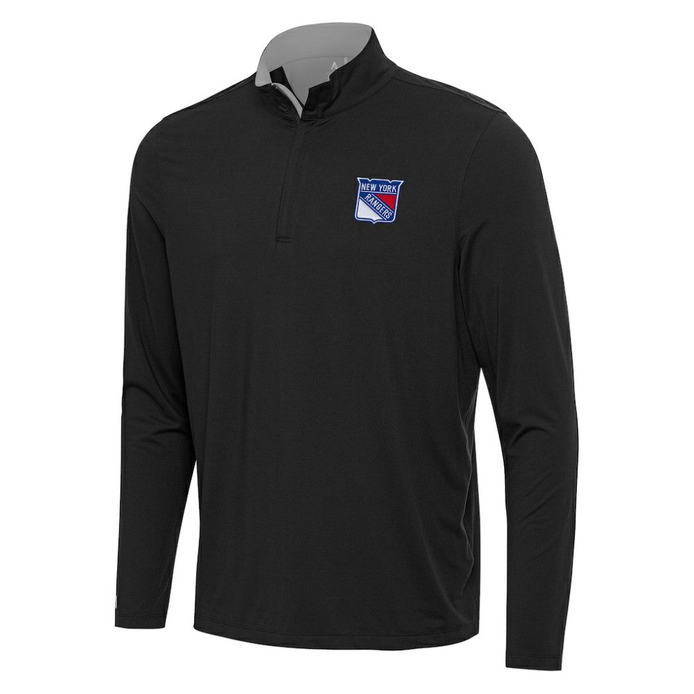 New York Rangers Antigua Content Quarter-Zip Pullover Top -  NHL Pullover