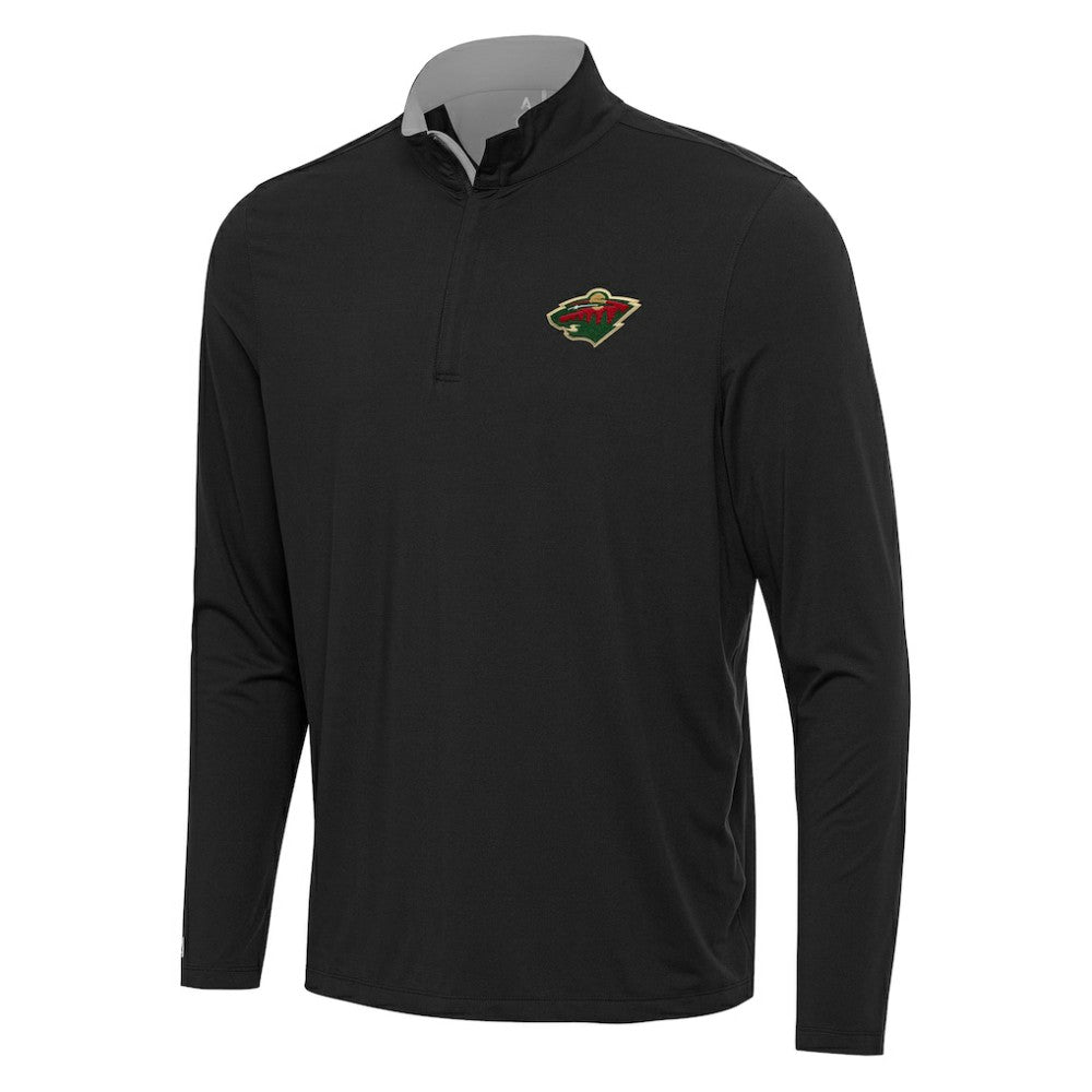 Minnesota Wild Antigua Content Quarter-Zip Pullover Top -  NHL Pullover