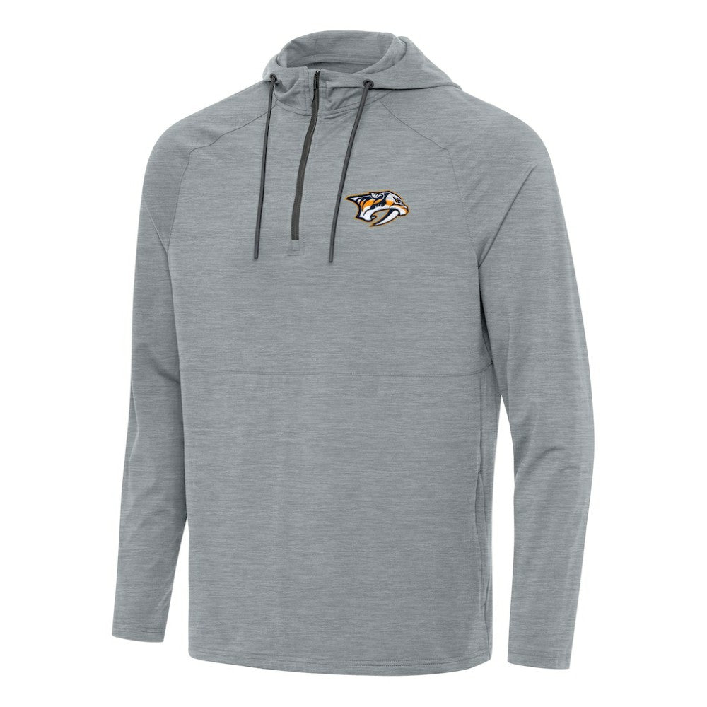 Nashville Predators Antigua Spikes Quarter-Zip Hoodie -  NHL Hoodies