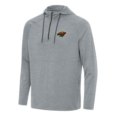 Minnesota Wild Antigua Spikes Quarter-Zip Hoodie -  NHL Hoodies