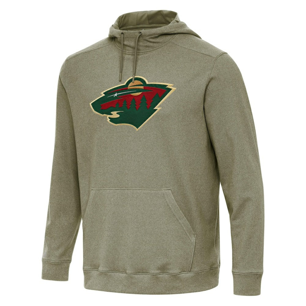 Minnesota Wild Antigua Cloud Pullover Hoodie -  NHL Hoodies