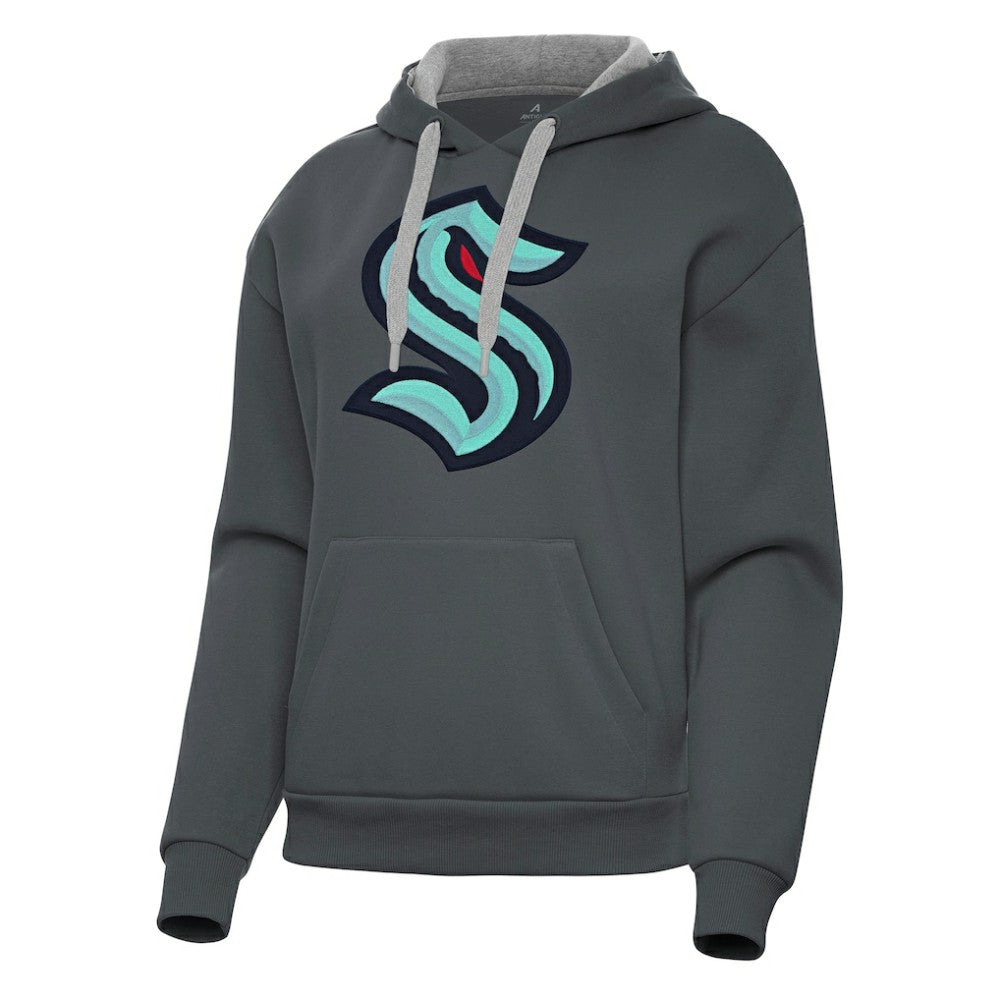 Seattle Kraken Antigua Women's Victory Pullover Hoodie -  NHL Hoodies