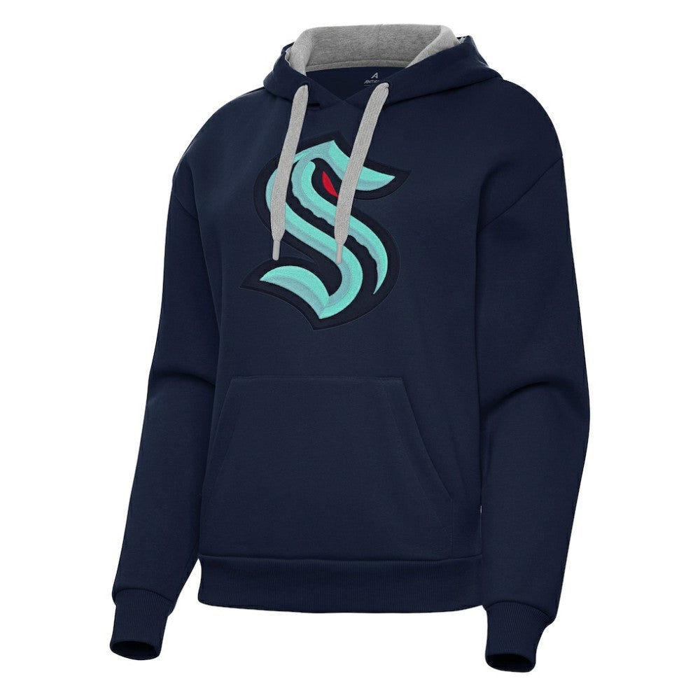 Seattle Kraken Antigua Women's Victory Pullover Hoodie -  NHL Hoodies