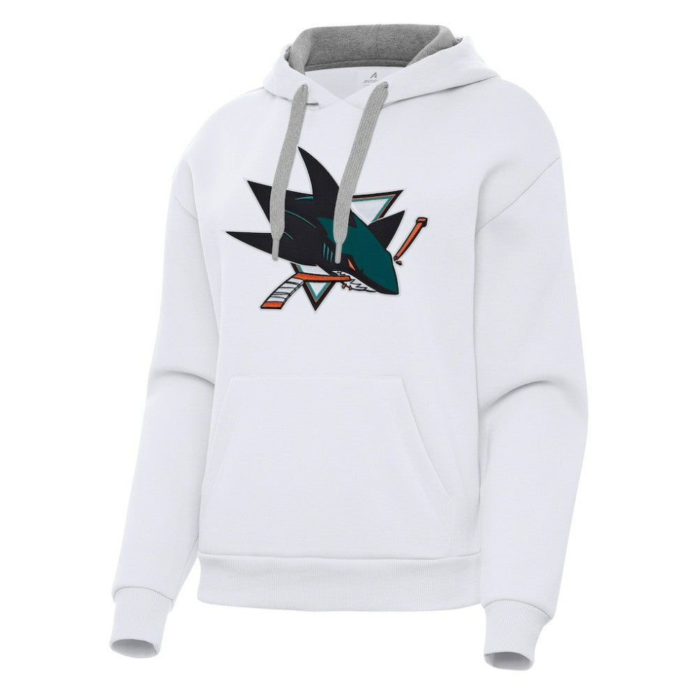 San Jose Sharks Antigua Women's Victory Pullover Hoodie -  NHL Hoodies
