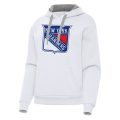 New York Rangers Antigua Women's Victory Pullover Hoodie -  NHL Hoodies