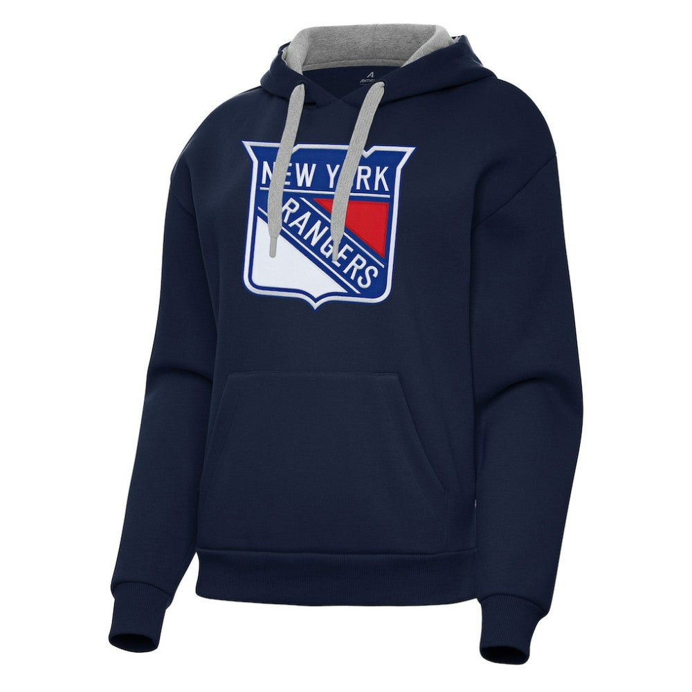 New York Rangers Antigua Women's Victory Pullover Hoodie -  NHL Hoodies