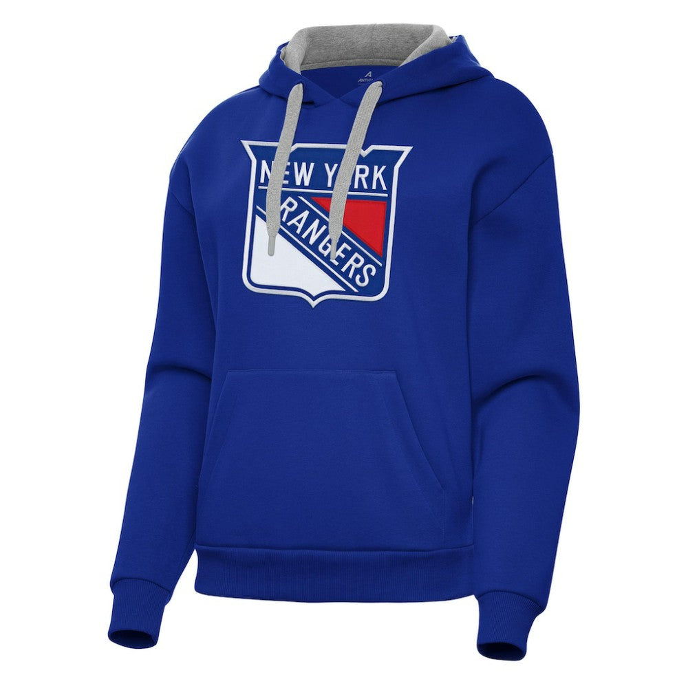 New York Rangers Antigua Women's Victory Pullover Hoodie -  NHL Hoodies
