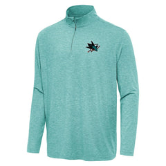 San Jose Sharks Antigua Hunk Quarter-Zip Top -  NHL