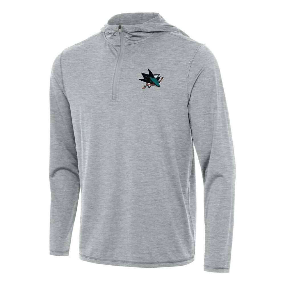 San Jose Sharks Antigua Tidy Quarter-Zip Hoodie -  NHL Hoodies