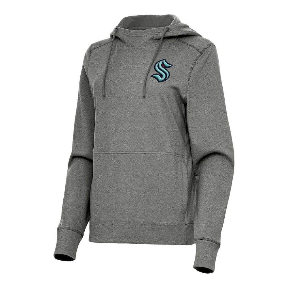 Seattle Kraken Antigua Women's Justice Pullover Hoodie -  NHL Hoodies