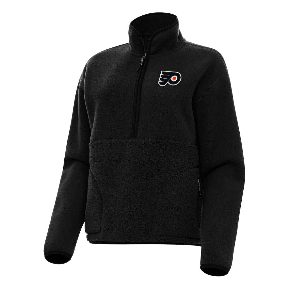 Philadelphia Flyers Antigua Women's Figure Half-Zip Pullover Sweatshirt -  NHL Sweatshirts