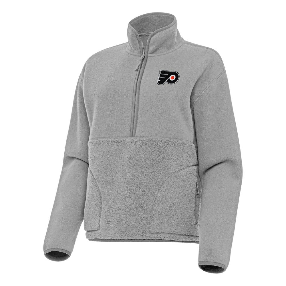 Philadelphia Flyers Antigua Women's Figure Half-Zip Pullover Sweatshirt -  NHL Sweatshirts