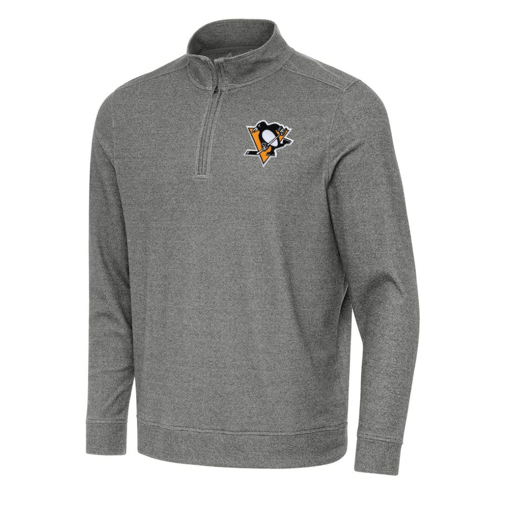 Pittsburgh Penguins Antigua Subtle Quarter-Zip Sweatshirt -  NHL Sweatshirts