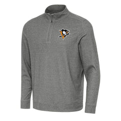 Pittsburgh Penguins Antigua Subtle Quarter-Zip Sweatshirt -  NHL Sweatshirts