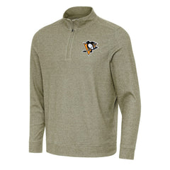 Pittsburgh Penguins Antigua Subtle Quarter-Zip Sweatshirt -  NHL Sweatshirts