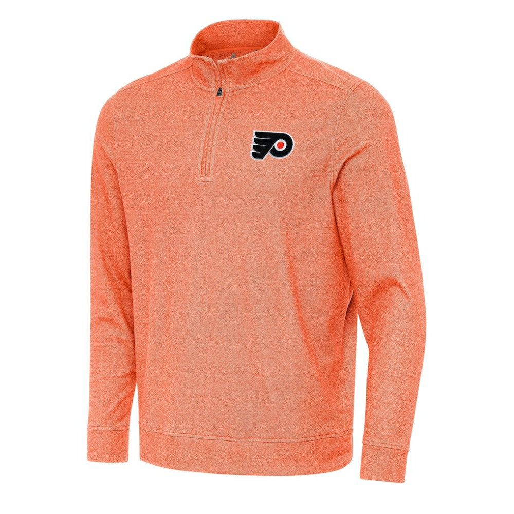 Philadelphia Flyers Antigua Subtle Quarter-Zip Sweatshirt -  NHL Sweatshirts