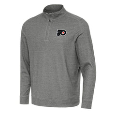 Philadelphia Flyers Antigua Subtle Quarter-Zip Sweatshirt -  NHL Sweatshirts
