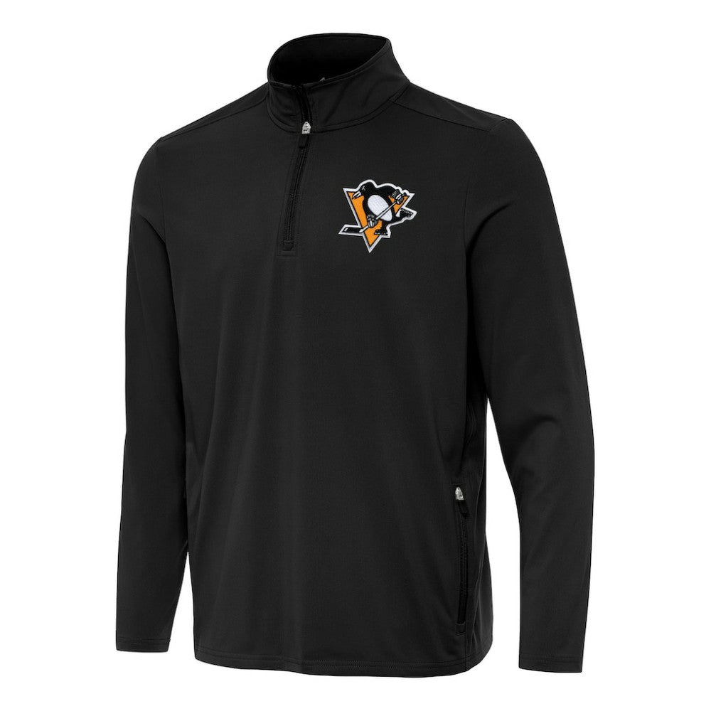 Pittsburgh Penguins Antigua Perilous Quarter-Zip Sweatshirt -  NHL Sweatshirts