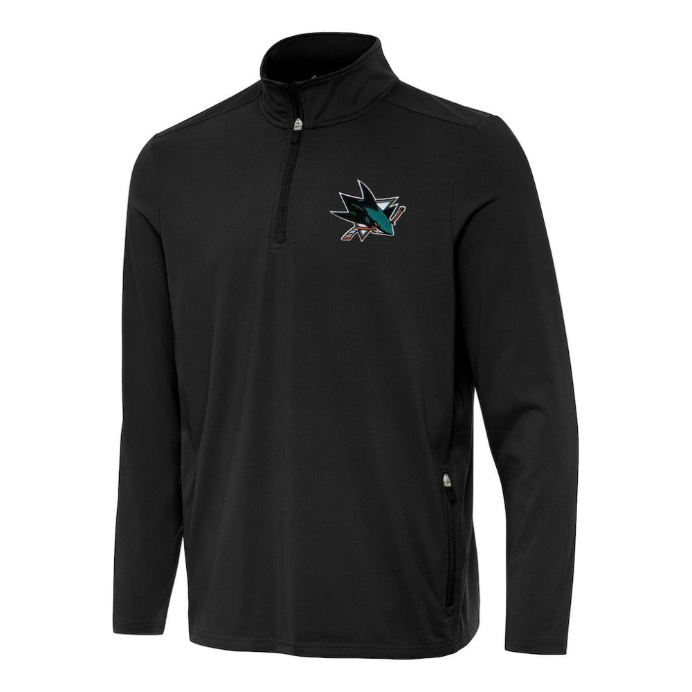 San Jose Sharks Antigua Perilous Quarter-Zip Sweatshirt -  NHL Sweatshirts